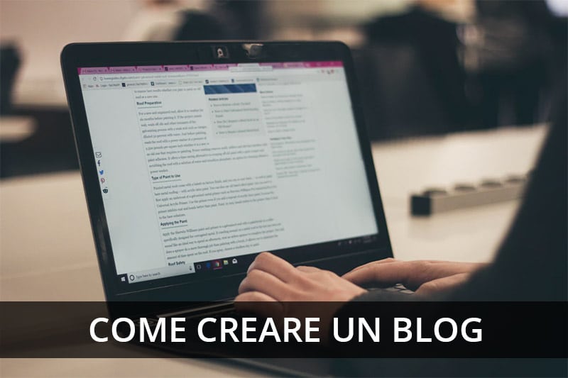 come creare un blog