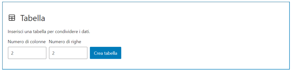 inserisci-tabella